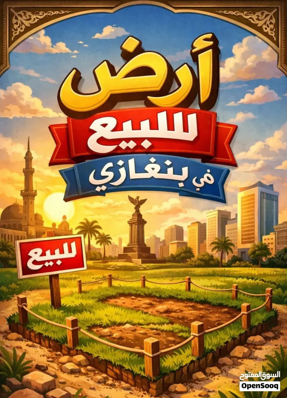 صورة 7 لـ أرض للبيع في بوهادي – 6 مليون — بنغازي