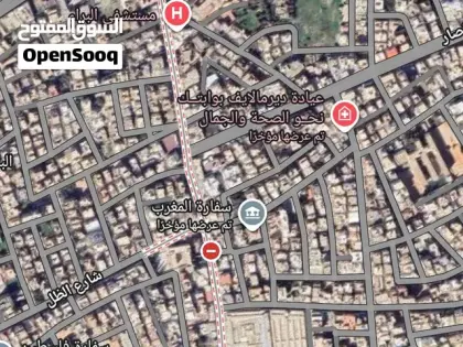 أرض للبيع على الرئيسي حي الأندلس قرقارش — مساحة 451م2